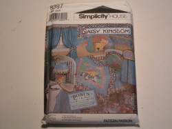8397 DK NURSERY CURTAINS,QUILT, LINENS,HEADBOARD PATTERN